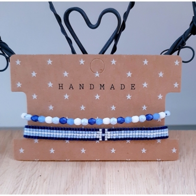 Miyuki armband setje blauw Miyuki armband setje blauw